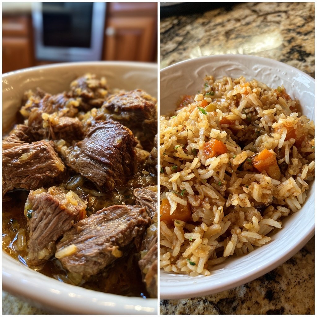 Slow Cooker Beef And Rice