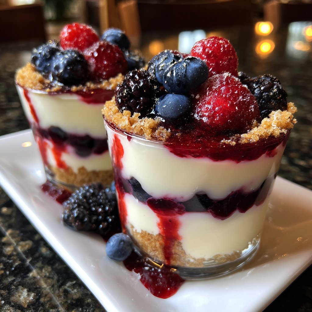 Vanilla Berry Yogurt Parfaits