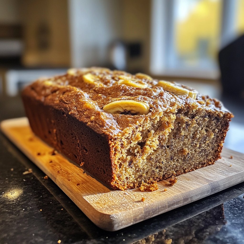 Simple Banana Bread Loaf