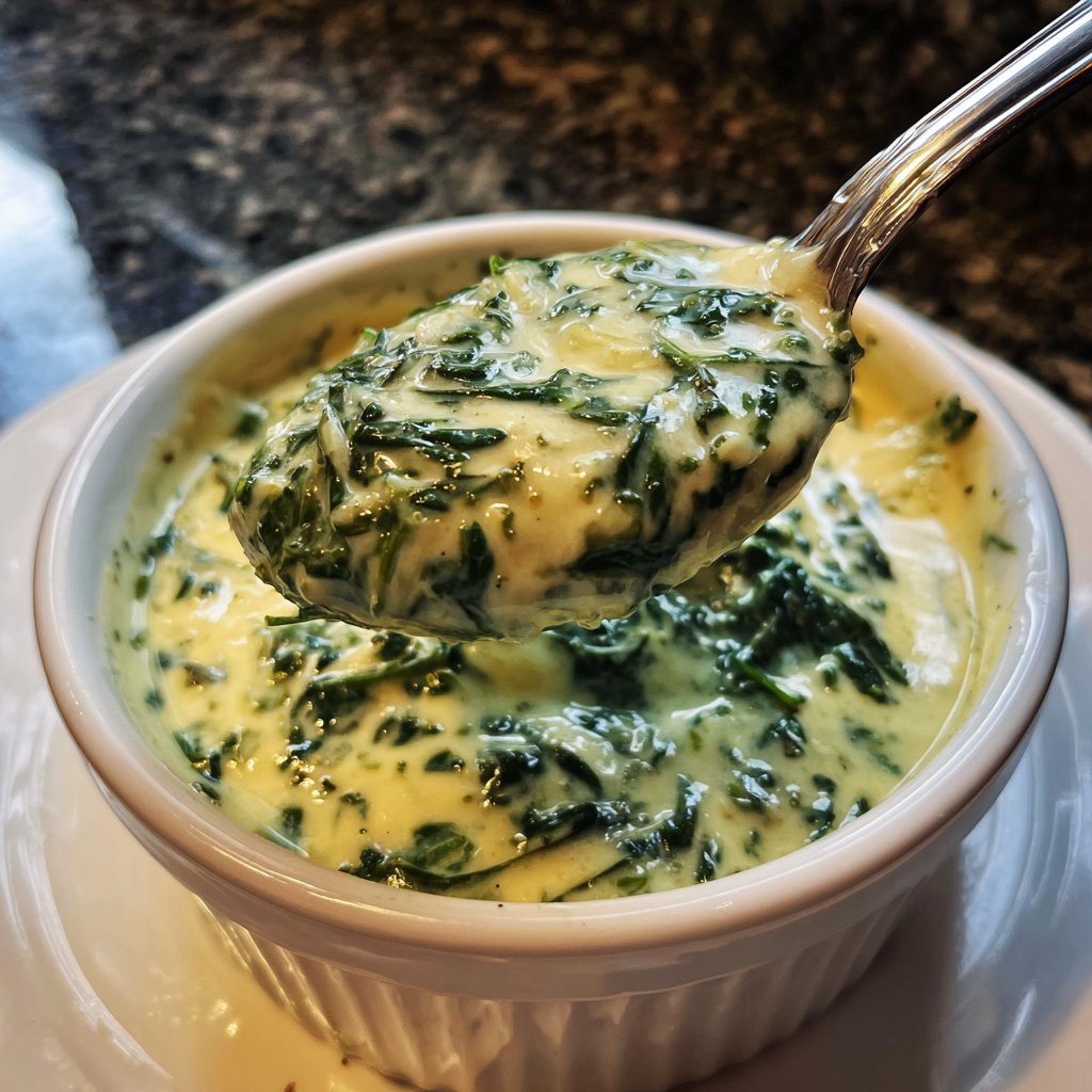 Creamy Lemon Spinach Soup