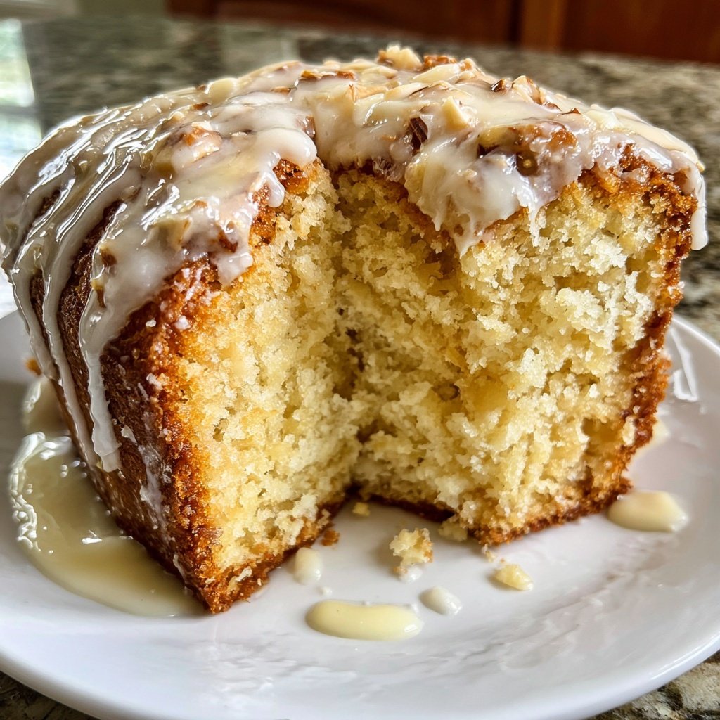 Vanilla Almond Yogurt Cake