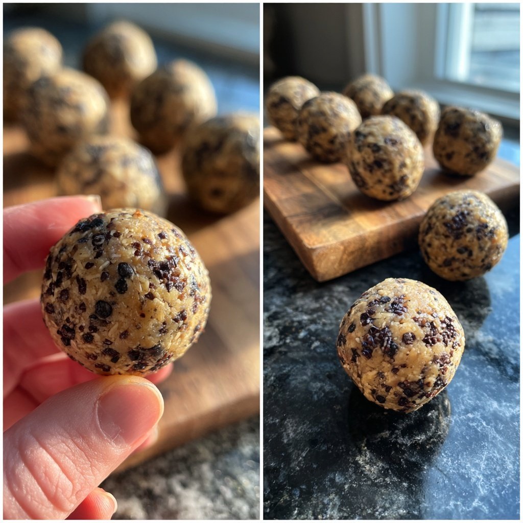Protein Balls with Cocoa Nibs