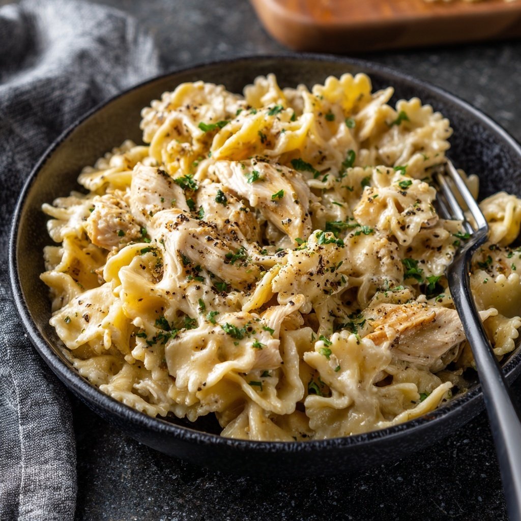Rotisserie Chicken Alfredo Pasta