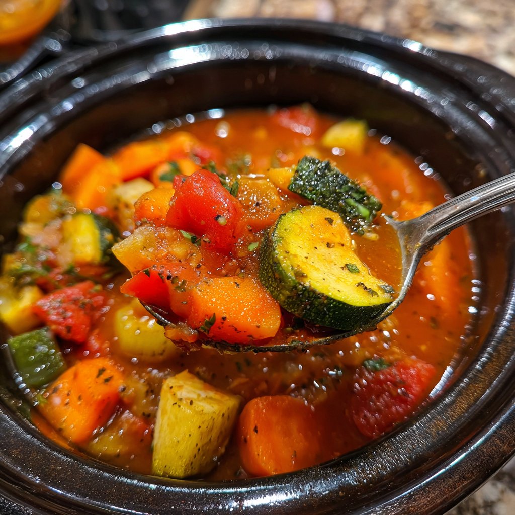 Healthy Crockpot Italian Vegetable Stew