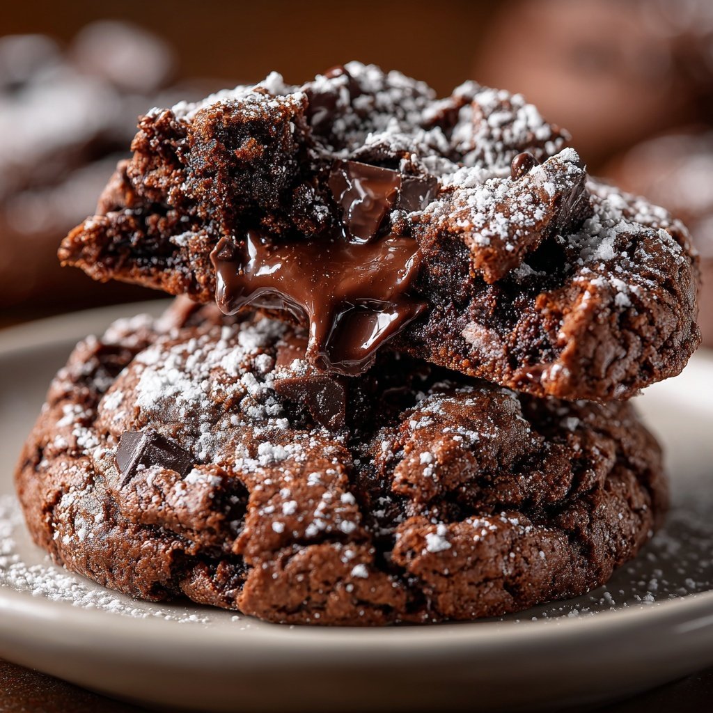 Brownie Mix Double Chocolate Cookies
