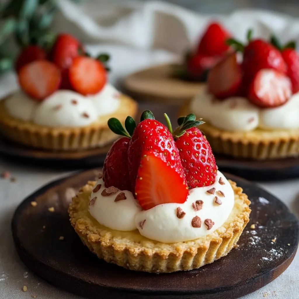 Miffy Strawberry Cheesecake Tartlets🍓