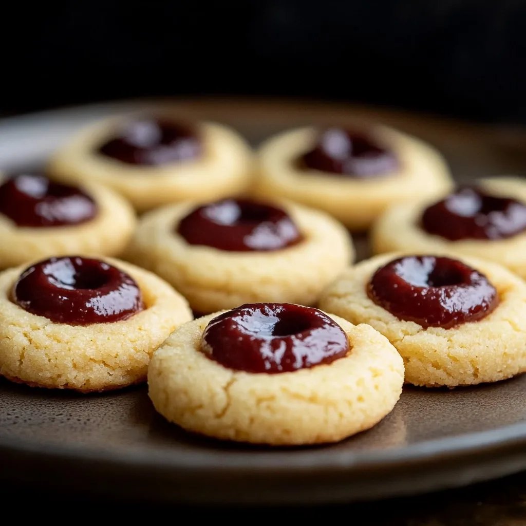 Classic Butter Thumbprint Cookies