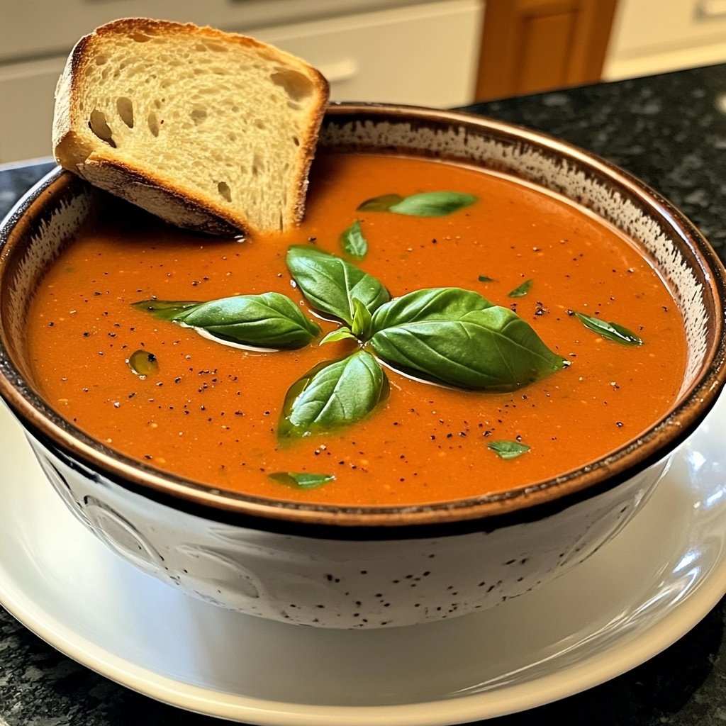 Homemade Creamy Tomato Soup Recipe