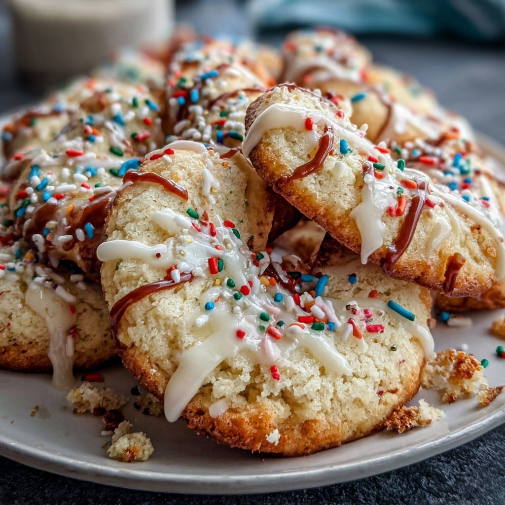 Spring Sugar Cookies With Lemon Glaze
