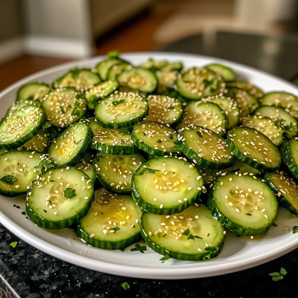Easy Asian Cucumber Salad