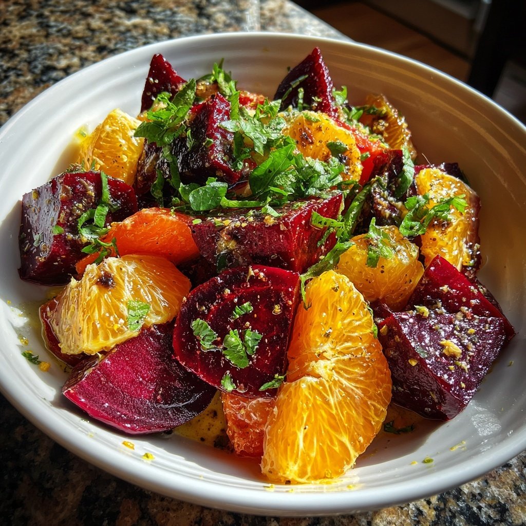 Roasted Beet and Orange Salad