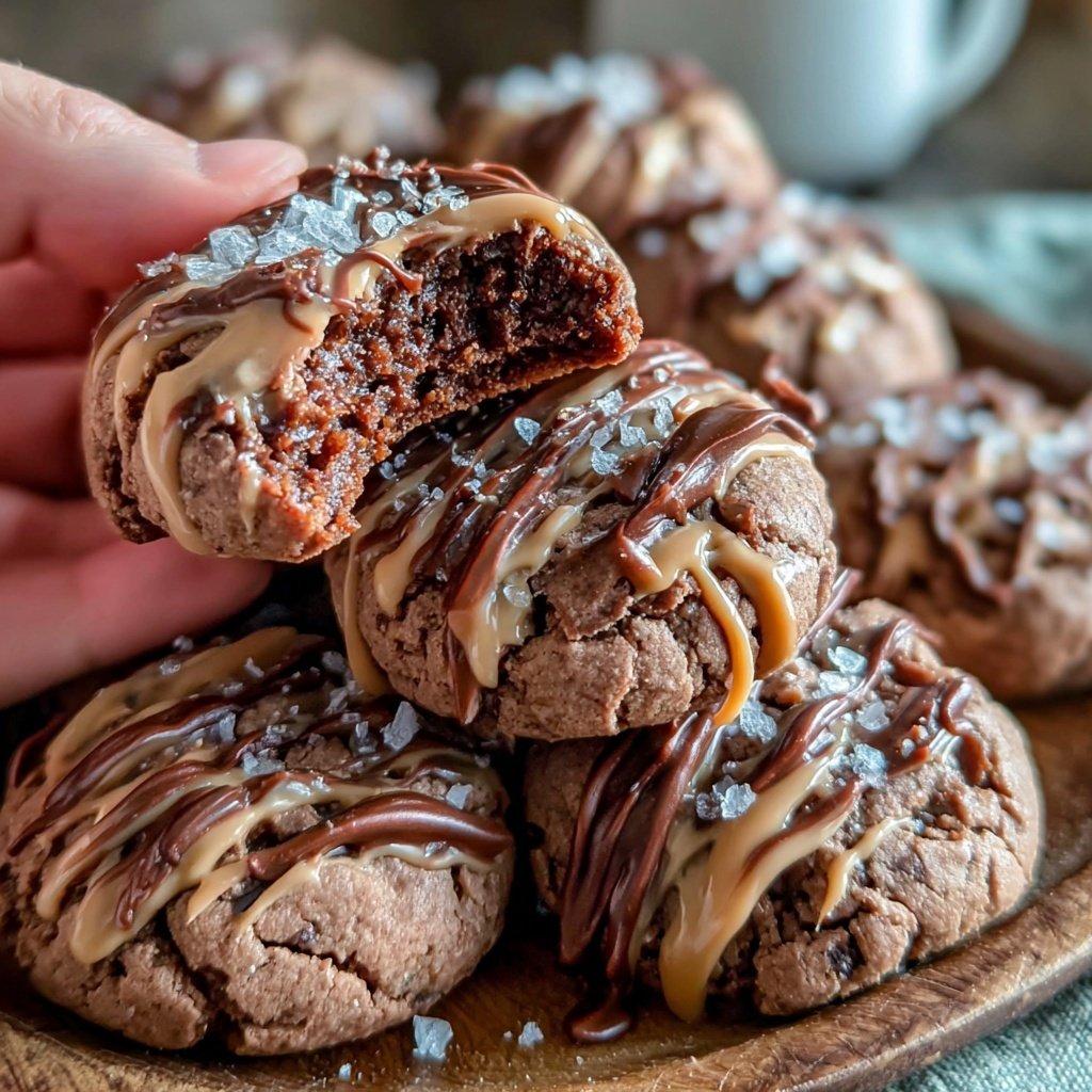 Brownie Mix Peanut Butter Cookies