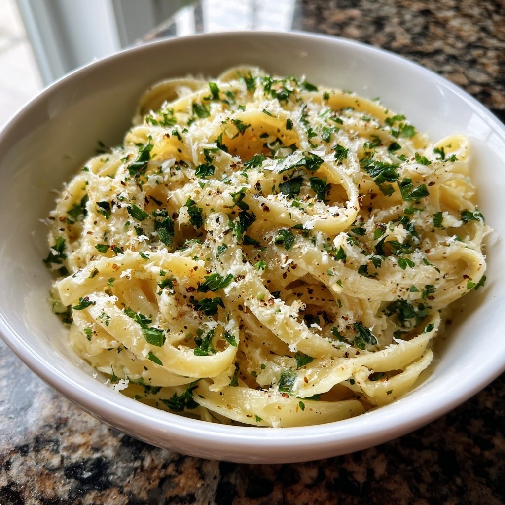 Quick & Easy 15-Minute Garlic Pasta